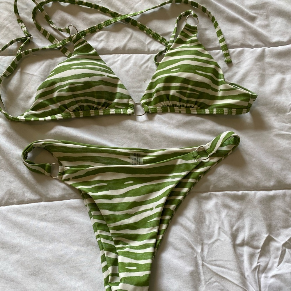 shein zebra bikini